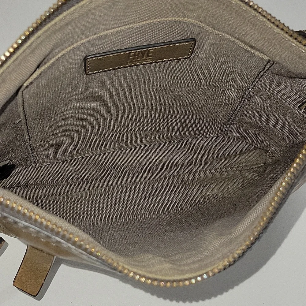 Frye Light Brown Leather Crossbody Bag